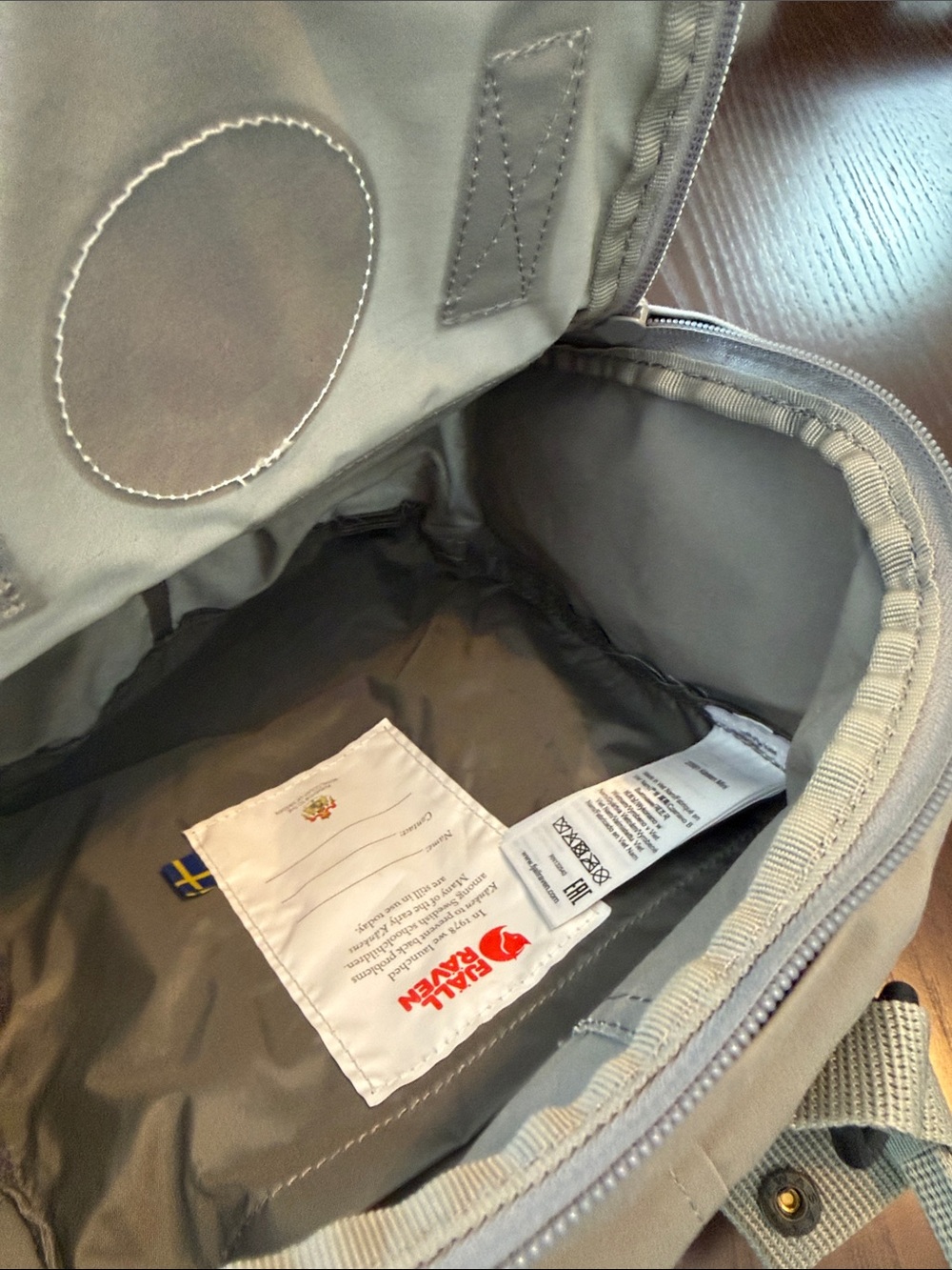 Fjallraven Kanken Backpack in Light Beige - Picture 5 of 6